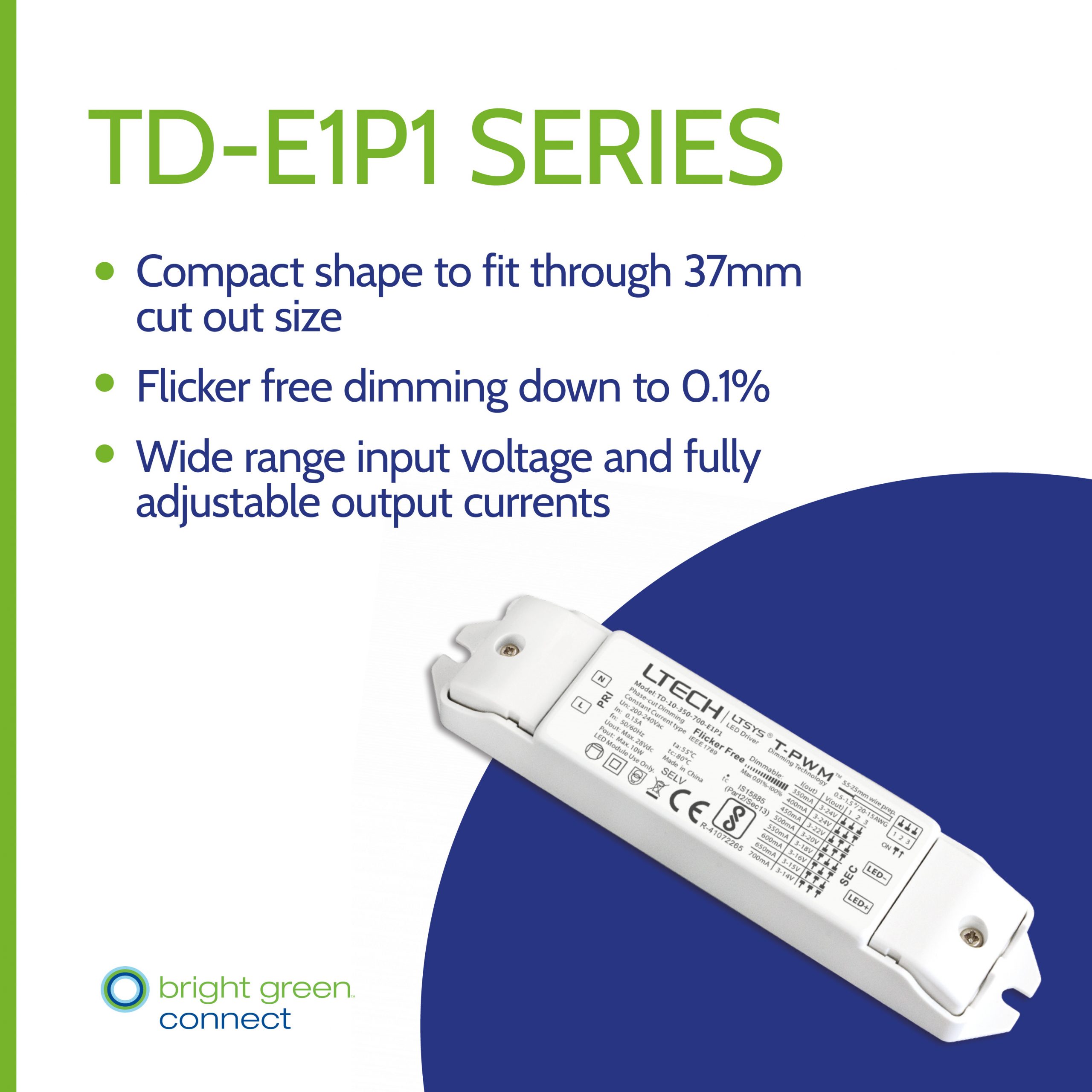 TD-E1P1 compact led driver